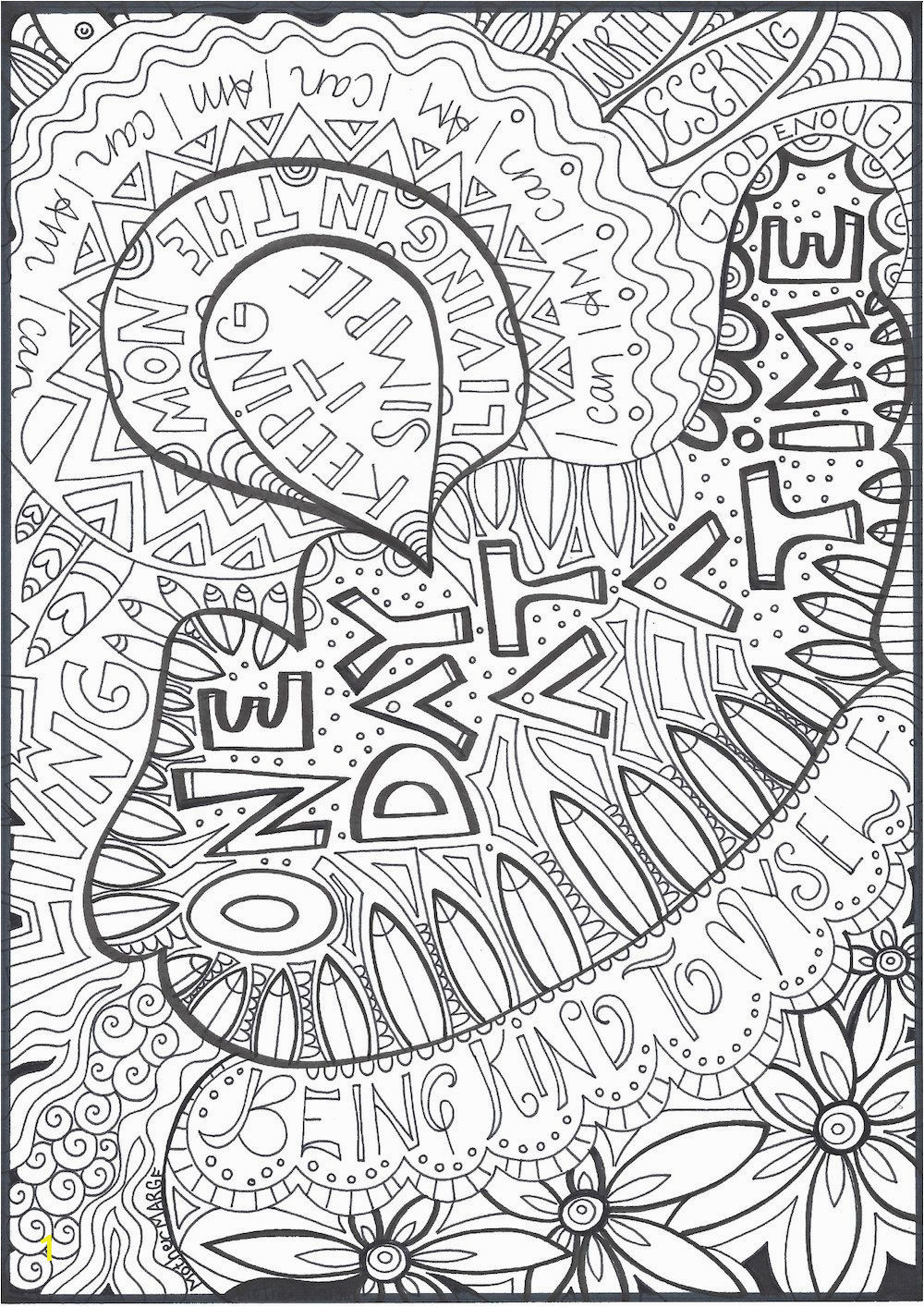 Inspirational Quotes Coloring Pages for Adults E Day at A Time Coloring Page Adult Coloring