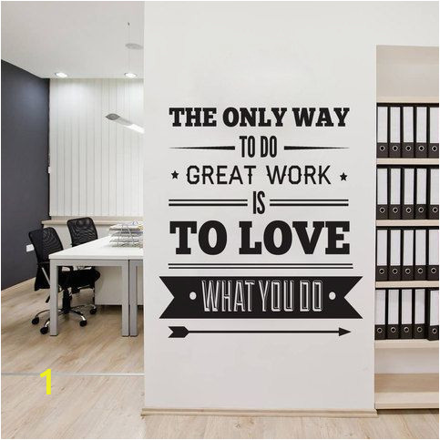 Inspirational Quotes Wall Murals Fice Decor Typography Inspirational Quote Wall Decoration