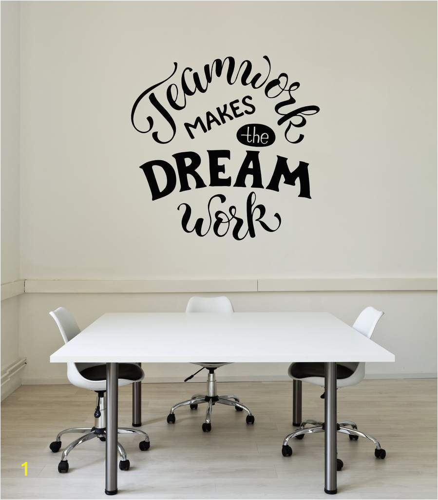 Inspirational Quotes Wall Murals Vinyl Wall Decal Teamwork Inspirational Motivational Quote