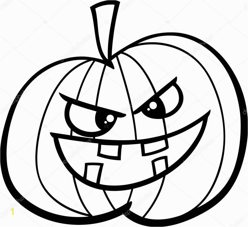 depositphotos stock illustration jack o lantern coloring page