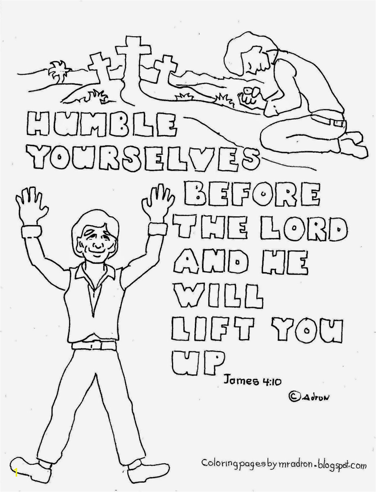 James Charles Coloring Pages Humble Yourselves James 4 10 Coloring Page