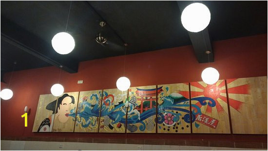 Japanese Murals for Walls E Of the Best Japanese Restraunt In town Picture Of