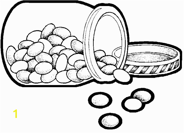 Jelly Bean Coloring Page Cocoa Bean Coloring Sheet