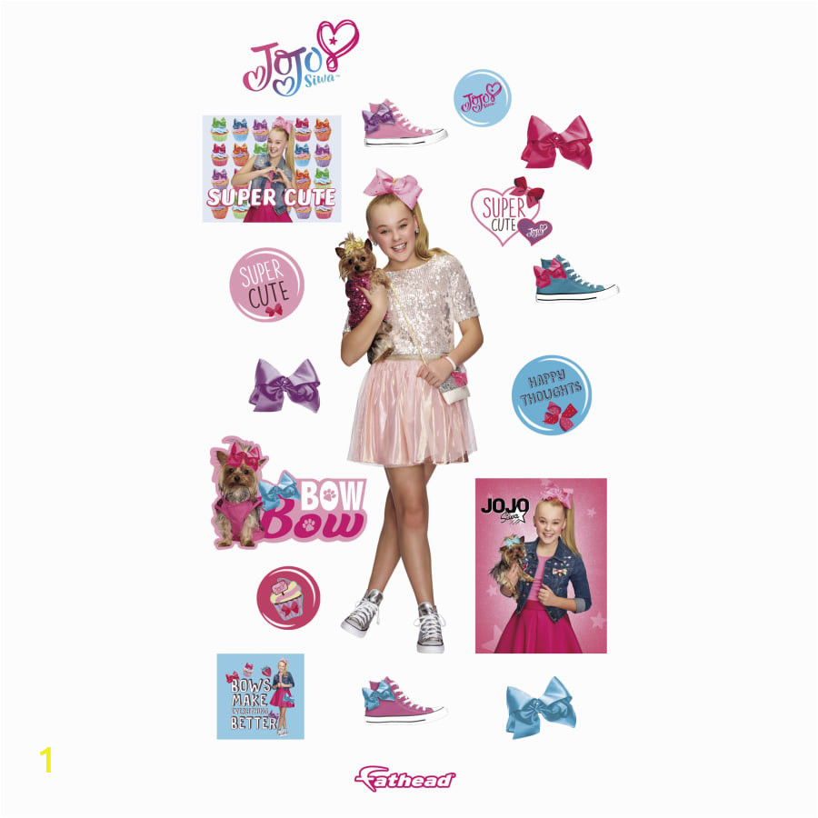 Jojo Siwa Wall Mural Jojo Siwa Life Size Ficially Licensed Nickelodeon Removable Wall Decal