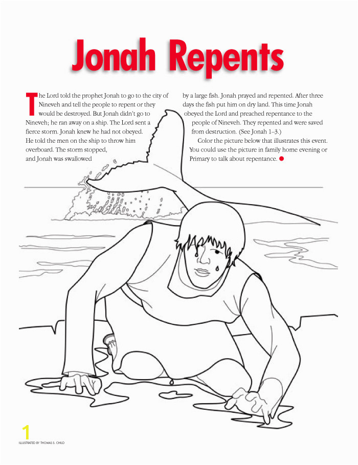 Jonah Runs From God Coloring Page Coloring Pages
