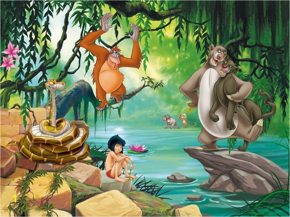 Jungle Book Wall Mural Details About Xl Wallpaper Mural Jungle Book Mogli