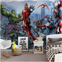 Justice League Wall Mural 19 Best Boys Room Wall Murals for Wall Images In 2019