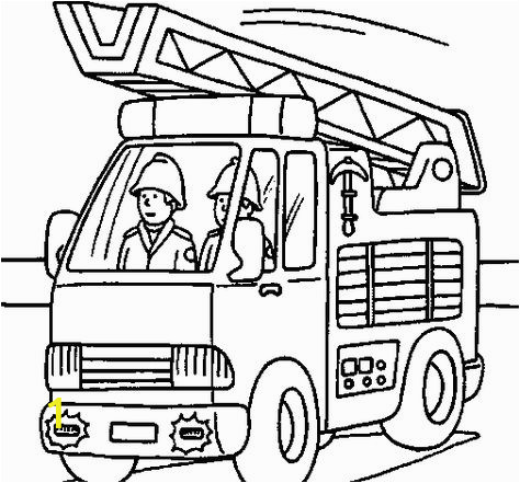 Kids Coloring Pages Fire Truck Fire Truck Coloring Pages Line Fire Truck Coloring Page