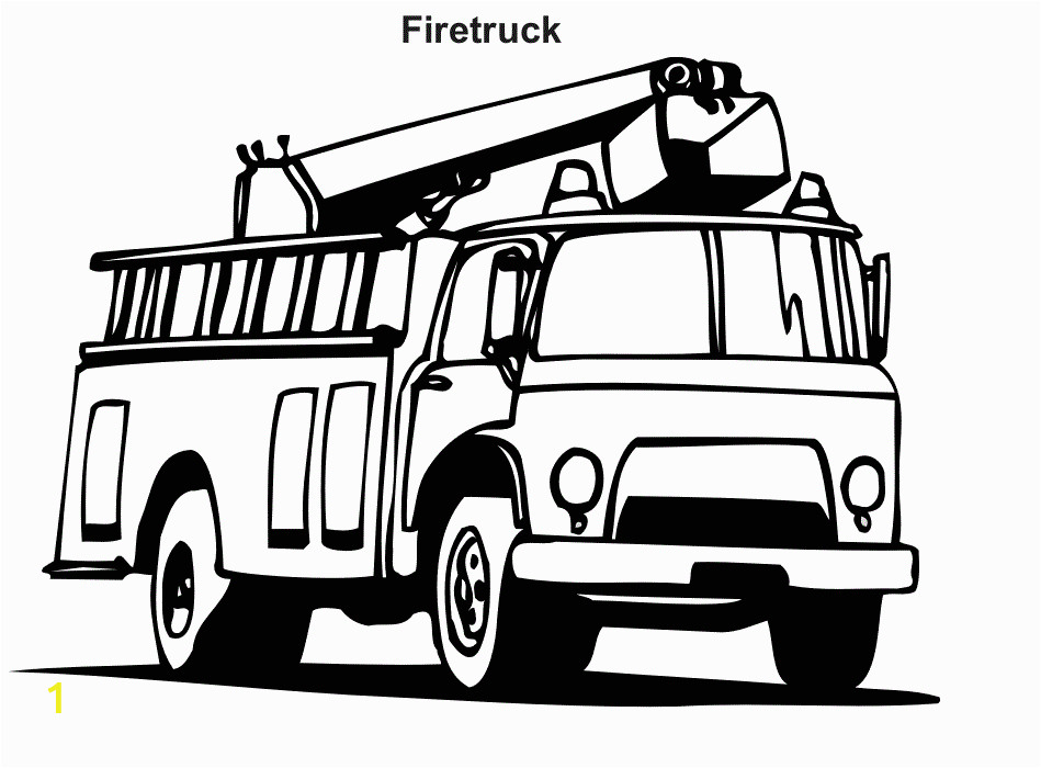 Kids Coloring Pages Fire Truck Pin On Fireman Birthday