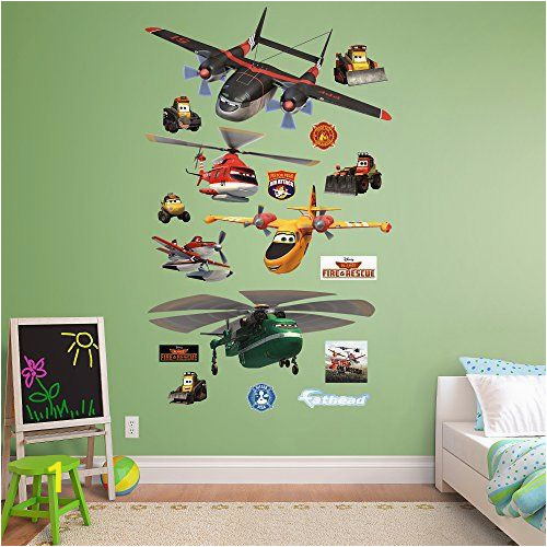 Large Aviation Wall Murals Fathead Disney Planes Fire and Rescue Collection Real Big