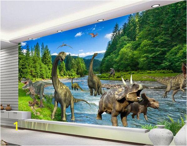 Large Dinosaur Wall Mural Pre 3d Fantasy Mural Wallpaper Jurassic Dinosaur Era Mural Para Ni±os Sala De Estar sofá Dormitorio Tv Tel³n De Fondo Mural De Pared Papel De