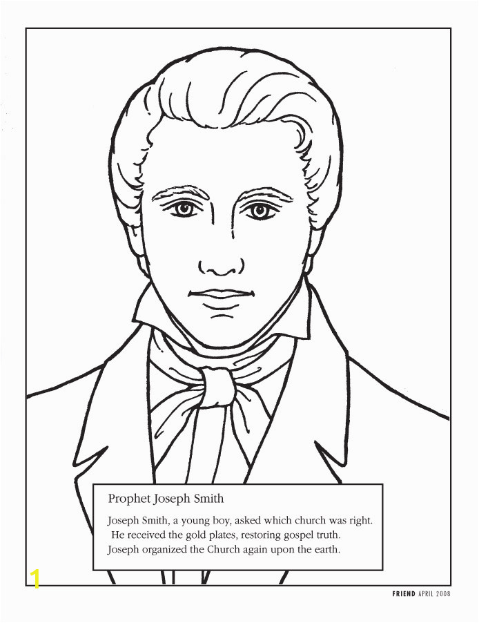 Lds Coloring Pages Prophets Coloring Pages