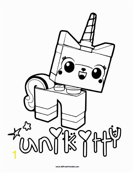 free coloring pages unikitty