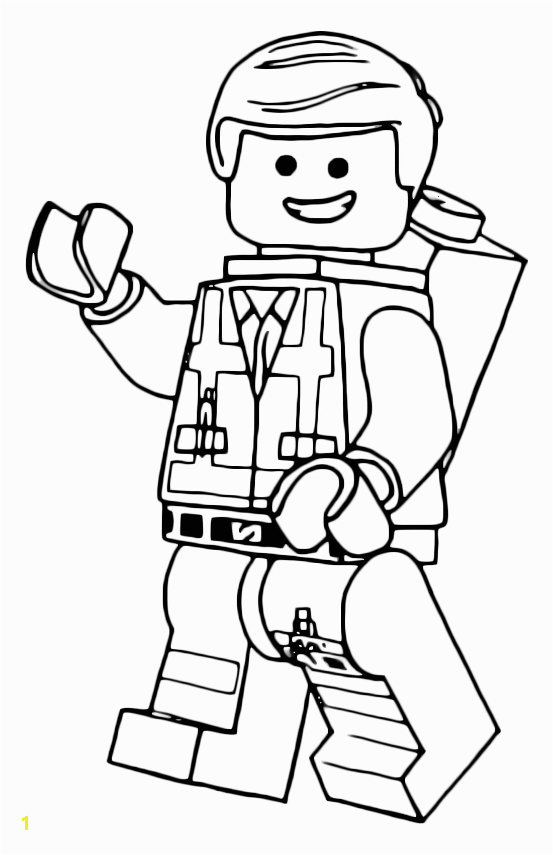 Lego Movie Emmet Coloring Page | divyajanan