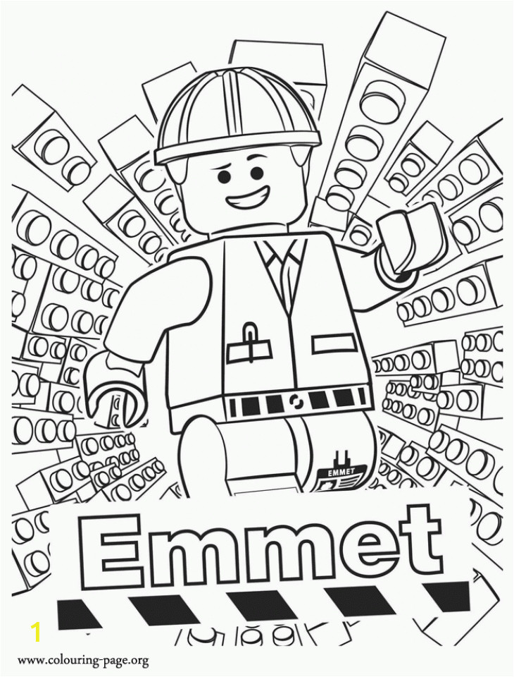 Lego Movie Emmet Coloring Page Lego Movie Coloring Pages Emmet