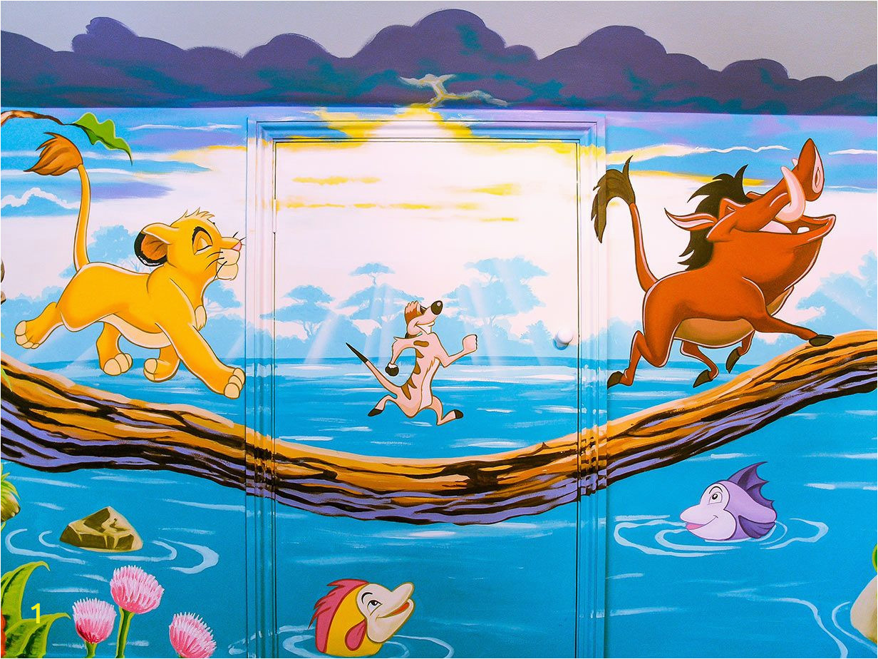 Lion Guard Wall Mural Mural Showing Scene From the Lion King Hakuna Matata What