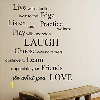 Live Laugh Love Wall Murals Amazon Live with Intention Do What You Love