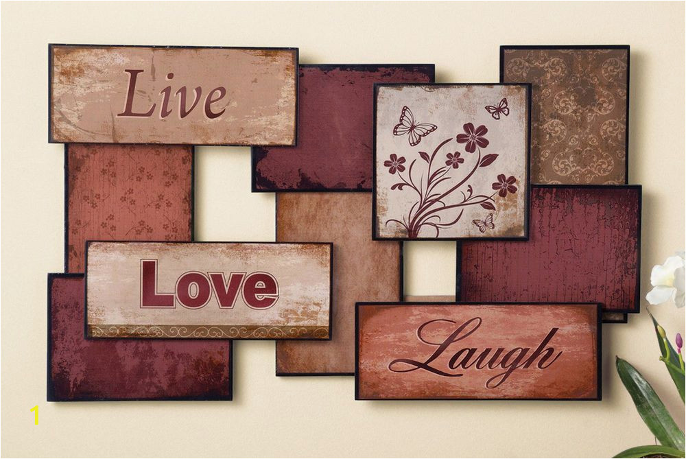 Live Laugh Love Wall Murals Details About 3pc Set Live Love Laugh Metal Word Hanging