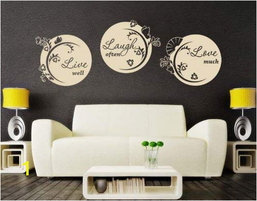 Live Laugh Love Wall Murals Live Well Laugh Ten Love Much Wall Decal by Style & Apply Floral Highest Quality Wall Decal Sticker Mural Vinyl Art Home Decor Quotes and