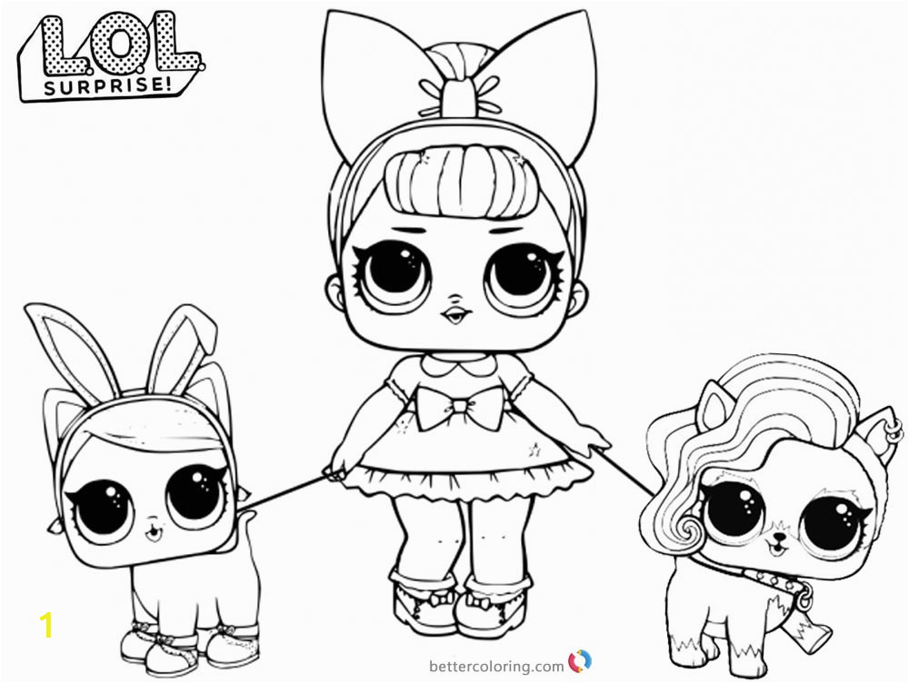 LOL Doll and Pets Coloring Pages