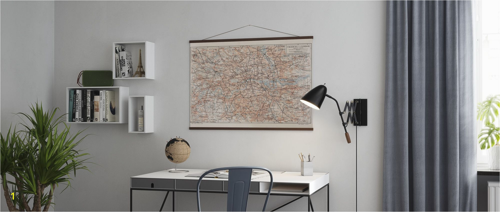 London Map Wall Mural London Map High Quality Poster Wall