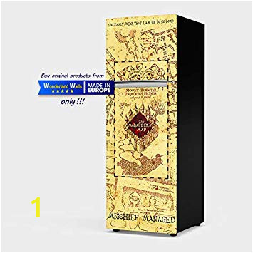 Marauders Map Wall Mural Amazon Marauders Map One Piece Sticky Mural Decole