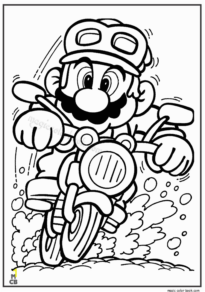 2a0e f8ea92bcf8508daa4b1f6c9 super mario motorcycle coloring pages 685 975