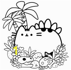 Marshmallow Pusheen Coloring Pages 19 Best Pusheen Coloring Book Images