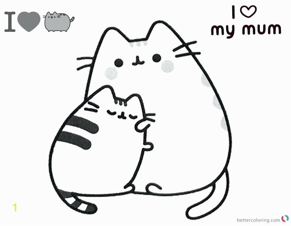 Marshmallow Pusheen Coloring Pages Free Printable Pusheen Coloring Pages Berbagi Ilmu Belajar