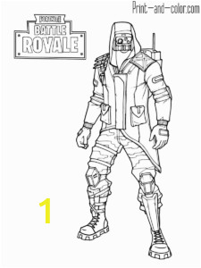Marshmello fortnite Coloring Page fortnite Battle Royale Coloring Page Archetype Skin Outfit