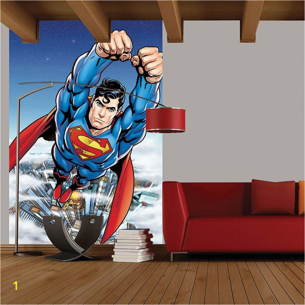 Marvel Comics Mural Wall Graphic New Wall Mural Marvel Ics Batman Superman Iron Man Thor