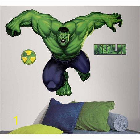 Marvel Murals for Walls the Incredible Hulk Giant Wall Decal $26 49