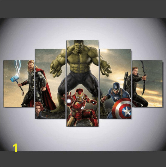 Marvel Superhero Wall Murals Movie Super Hero Avengers Marvel Canvas Wall Art In 2019