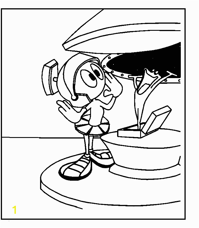 Marvin the Martian Coloring Pages Coloring Pages Of Martians