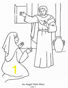 Mary and Angel Gabriel Coloring Page 15 Best Mary Visited by Angel Gabriel Luke 1 26 38 Images