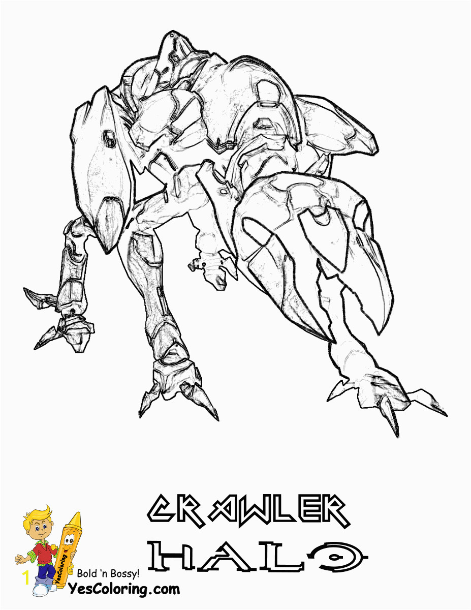 25 halo 4 crawler at coloring pages for kids boys color heroic halo coloring free master chief recon tremendous