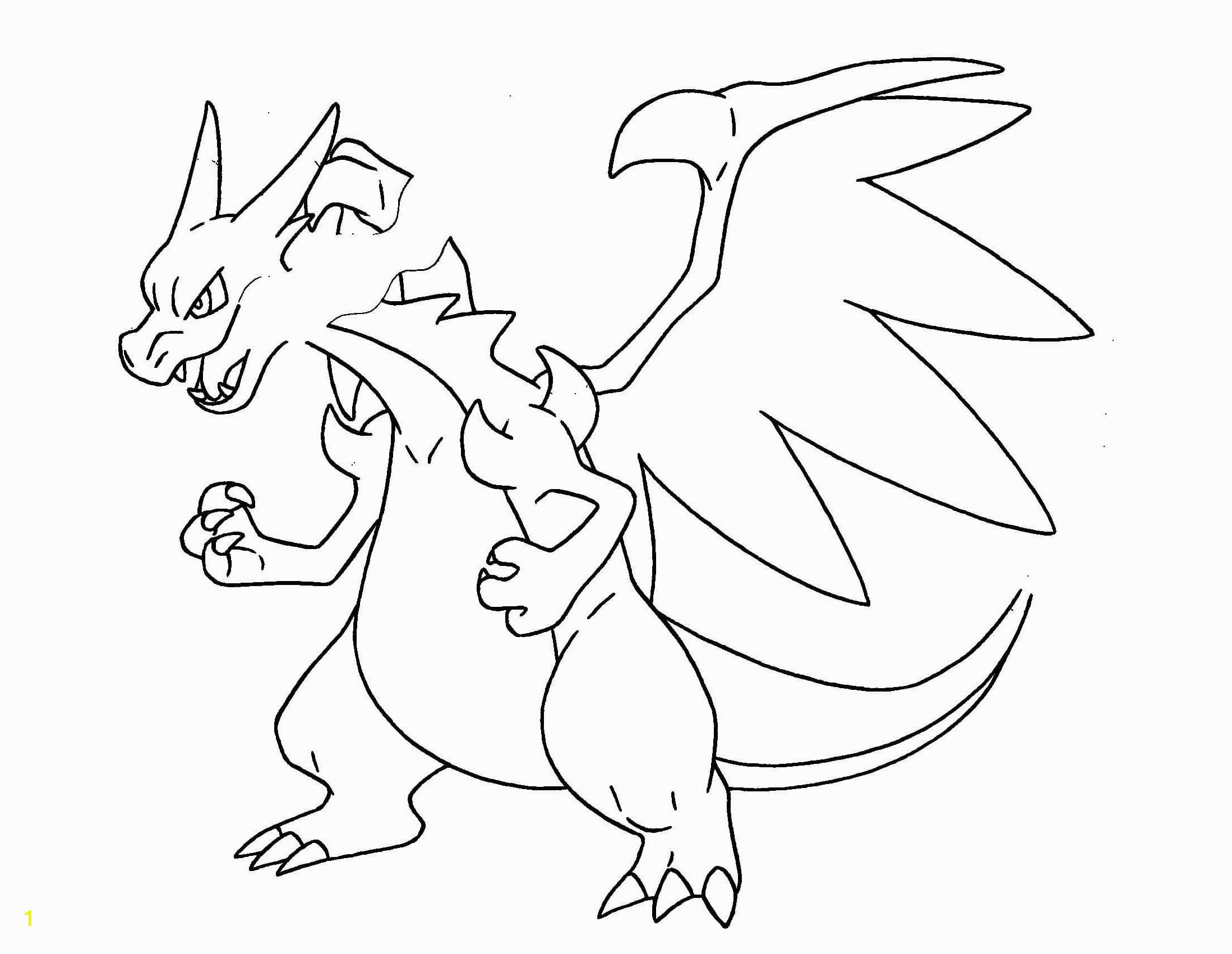 Mega Charizard Y Coloring Page | divyajanani.org