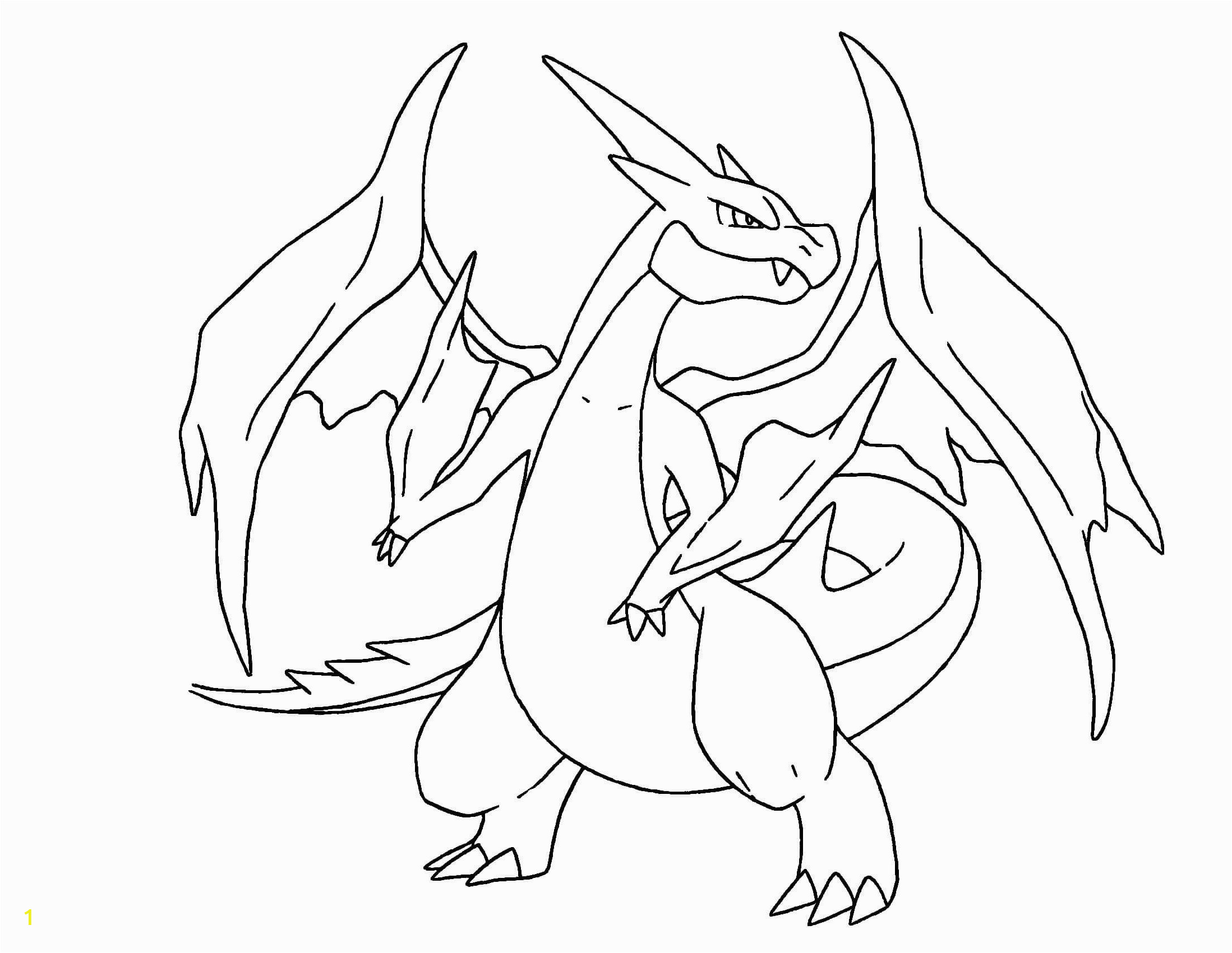 Mega Charizard Y Coloring Page | divyajanani.org