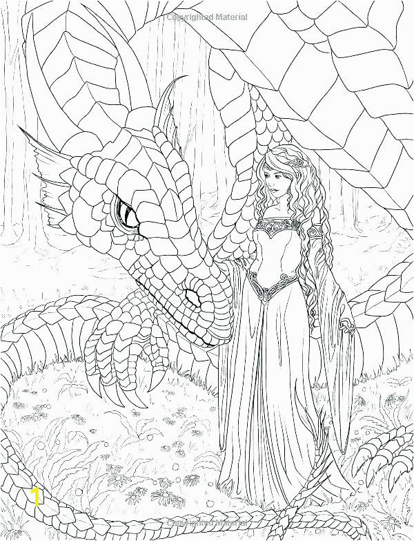 mermaid coloring pages for adults adult dragon mythical mystical detailed free f