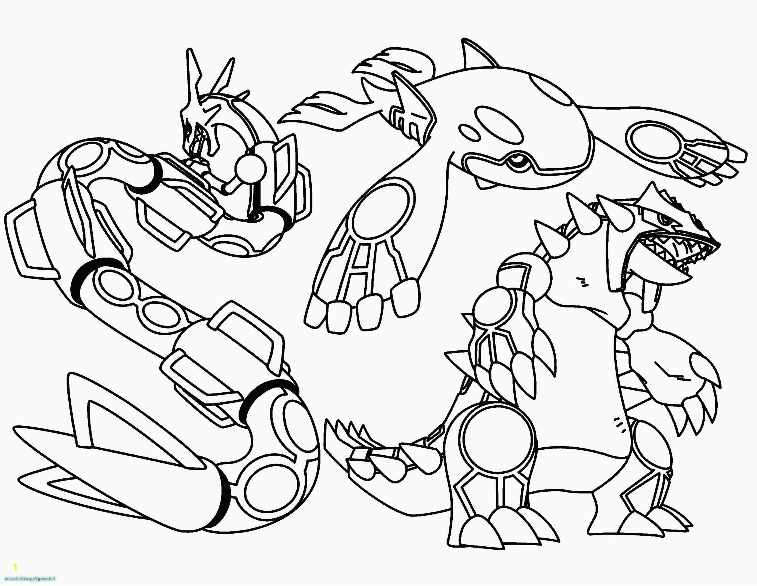 coloring pages pokemon sun and moon starters mega to print free pikachu using giga scaled