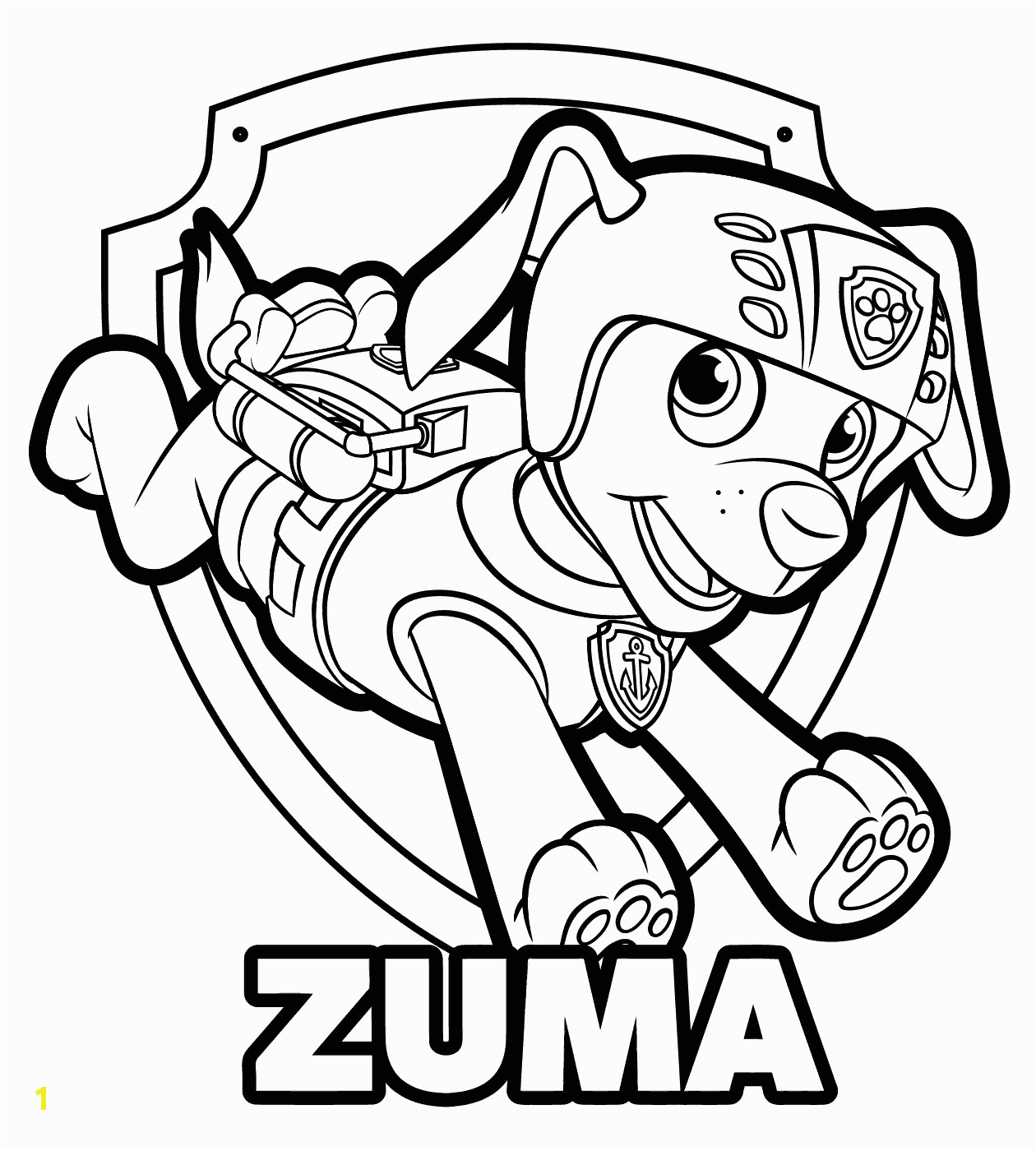 Mighty Pups Free Coloring Pages Paw Patrol Coloring Pages