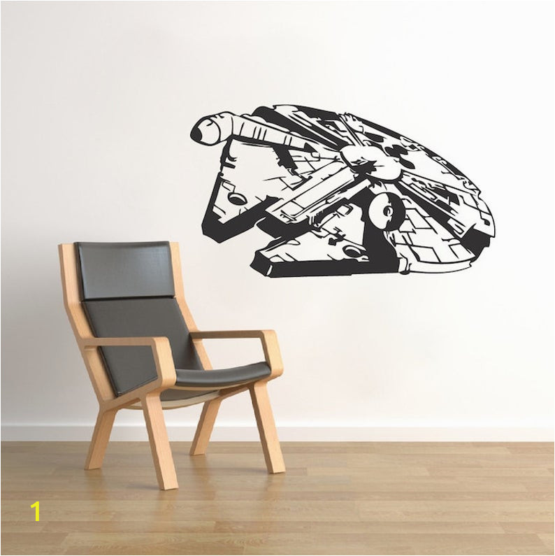 Millennium Falcon Wall Mural Naklejka Millennium Falcon Wall Gwiezdne Wojny Åcienne Mural Millennium Falcon Star Wars Winylu Åcianie Zdejmowane X Wing Star Wars Kalkomania