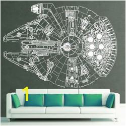 wd 0299 millennium falcon full version wall sticker 250x250