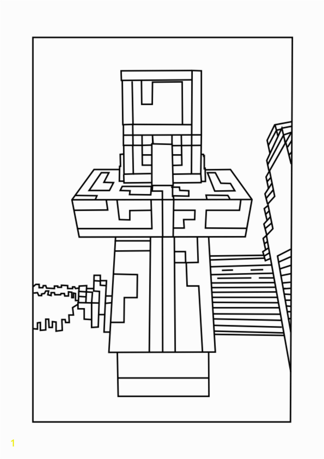 40f2a69b152c87eb054cce cd74e villager chicken minecraft coloring pages free printable 1295 1832