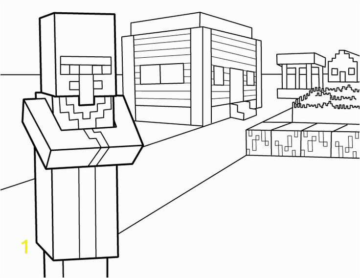 d352d3a644e9832c7c4f93c e 28 collection of minecraft village coloring pages high quality 736 568