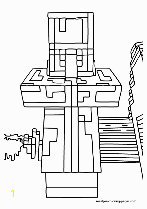 Minecraft Villager Coloring Page Minecraft Coloring Pages