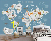 custom wallpaper cartoon world map tv background