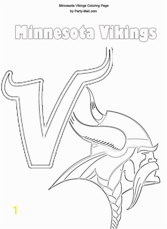 Minnesota Vikings Coloring Pages Marsha Schulz Schulzma On Pinterest