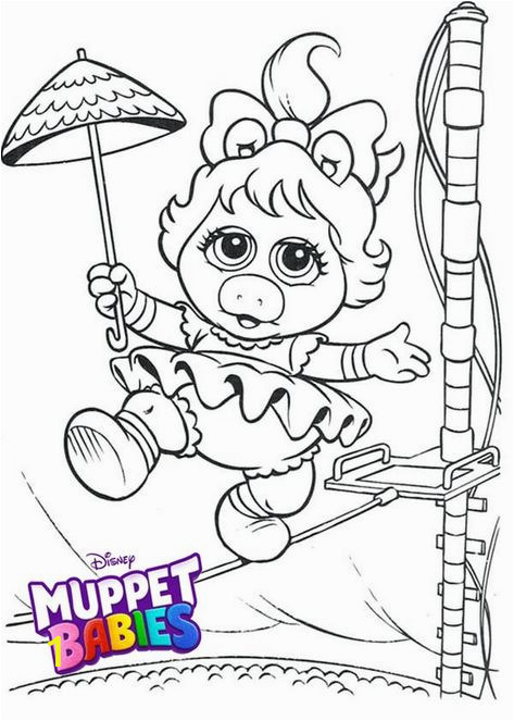 Miss Piggy Muppet Babies Coloring Pages List Of Pinterest Muppet Crafts for Kids Coloring Pages