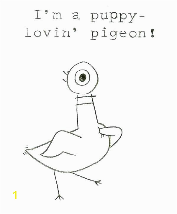 Mo Willems Pigeon Coloring Page Mo Willems Pigeon Coloring Page Pigeon Coloring Page